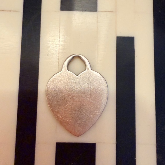 Heart shape Tiffany & Co. Sterling Silver Return to Tiffany Charm - Picture 2 of 3